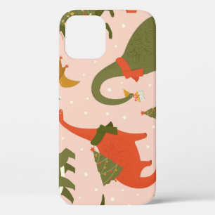 Funda Para iPhone 12 Navidades Dino Fiesta: Tree Rex