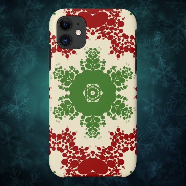 Funda De Case-Mate Para iPhone Navidades Dot Mandala (Subido por el creador)