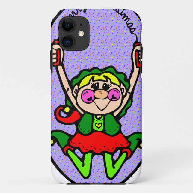 Funda De Case-Mate Para iPhone Navidades Elve (Reverso)