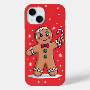 Funda Para iPhone 15 Navidades Estuche Gingerbread Man iPhone / iPad