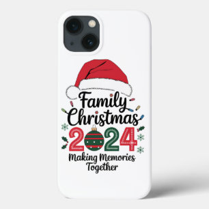 Funda Para iPhone 13 Navidades familiares 2024 Reuniendo Recuerdos