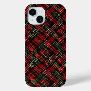 Funda Para iPhone 15 Navidades Festejan Relieve metalizado dorado De Pl