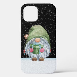 Funda Para iPhone 12 Navidades festivos gnome Holiday