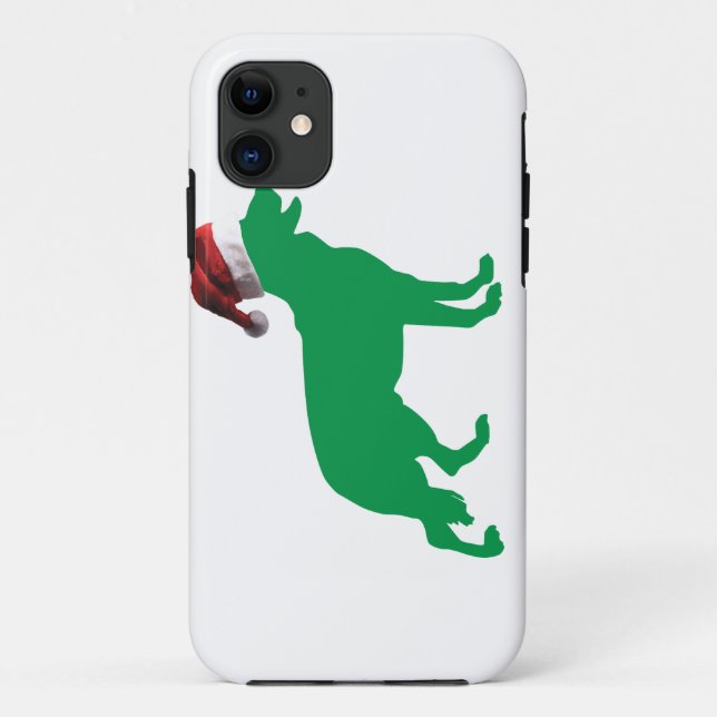 Funda De Case-Mate Para iPhone Navidades German Shepherd (Reverso)
