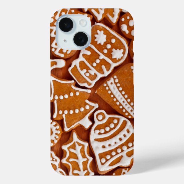 Funda De Case-Mate Para iPhone Navidades Gingerbread Biscuits (Reverso )