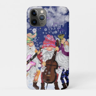 Funda Para iPhone 11 Pro Navidades Gnome Music Band Funny iPhone Case