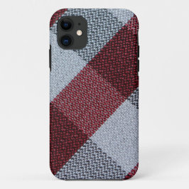 Funda Para iPhone 11 Navidades Guay Red Buffalo Tapa Patrón Con Gris