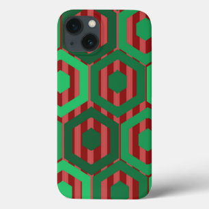Funda Para iPhone 13 Navidades Hexagons