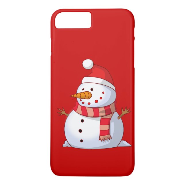 Funda De Case-Mate Para iPhone Navidades inteligentes Snowman (Reverso)