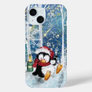 Funda Para iPhone 15 Navidades iPhone Case Gift Fiesta feliz Penguin