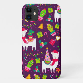 Funda Para iPhone 11 Navidades Llamas Alpaca Tus Regalos