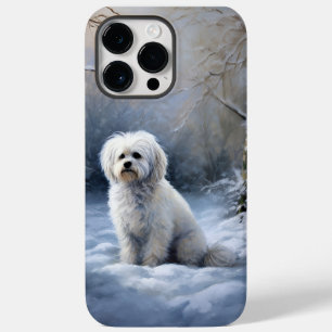 Funda Para iPhone 14 Pro Max De Case-Mate Navidades malteses que dejen que nieve