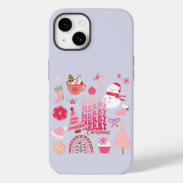 Funda Para iPhone 14 De Case-Mate Navidades modernos