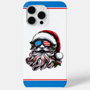 Funda Para iPhone 15 Pro Max Navidades patrióticos/estadounidenses