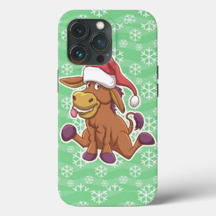 Funda Para iPhone 13 Pro Navidades Personalizado del burro