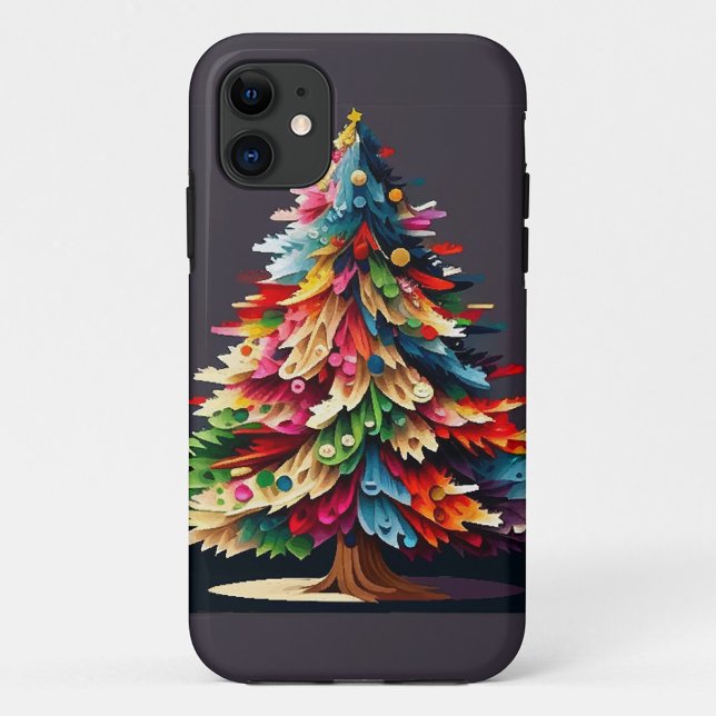 Funda De Case-Mate Para iPhone Navidades Pine Tree iPhone / estuche iPad (Unique Christmas Tree Design Christmas Tree!)