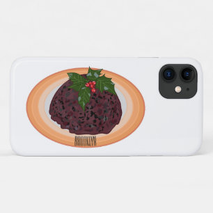 Funda Para iPhone 11 Navidades pudding personalizado ilustracion