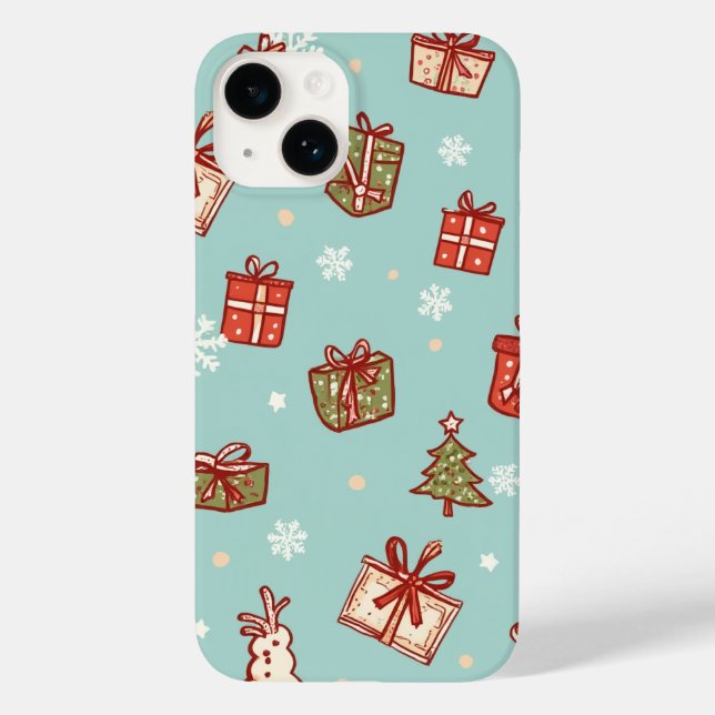 Funda De Case-Mate Para iPhone Navidades Regalos Estuche de teléfono de patrón (Reverso )