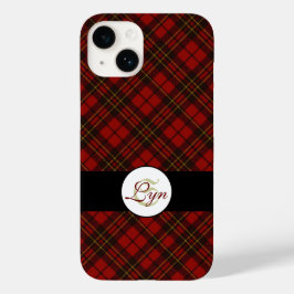 Funda Para iPhone 14 De Case-Mate Navidades rojos tartán chapan patrón invernal Mono
