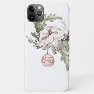 Funda Para iPhone 11 Pro Max Navidades rosados Shabby iPhone Floral XS Max Fund