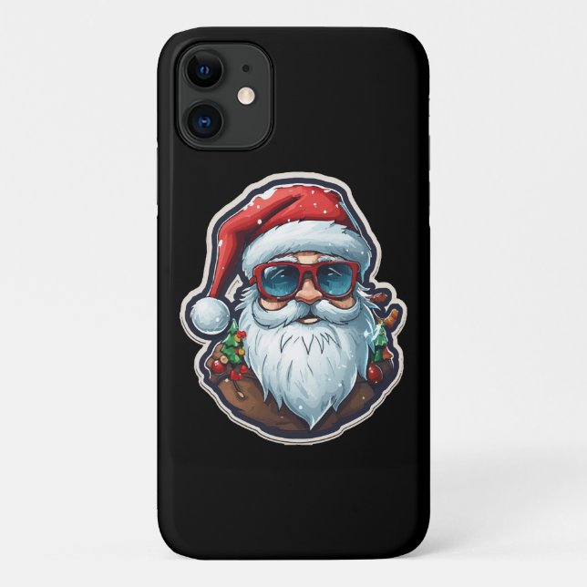 Funda De Case-Mate Para iPhone Navidades Santa (Reverso)