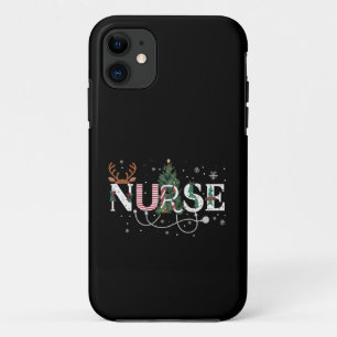 Funda Para iPhone 11 Navidades Santa de la enfermera favorita de Navida