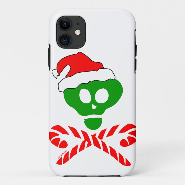 Funda De Case-Mate Para iPhone Navidades Skull Crossbone (Reverso)