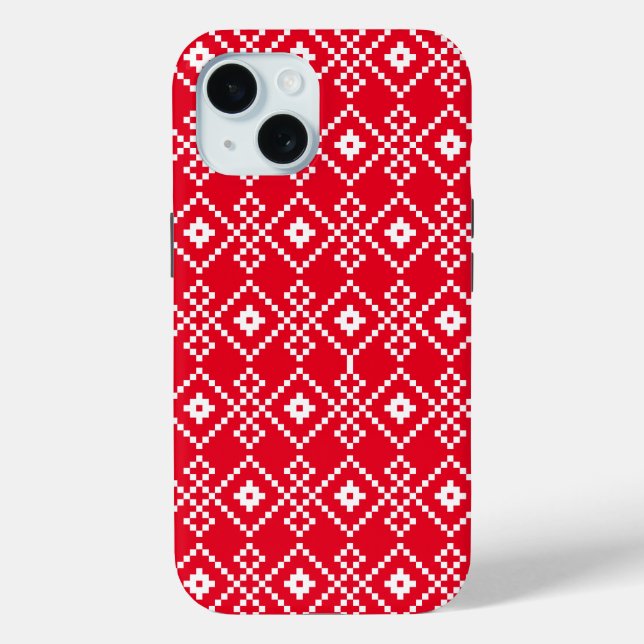 Funda De Case-Mate Para iPhone Navidades Sweater (Reverso )