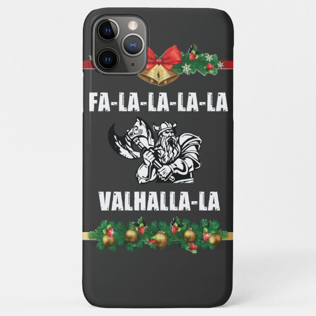 Funda De Case-Mate Para iPhone Navidades Valhalla T-Shirt (Reverso)