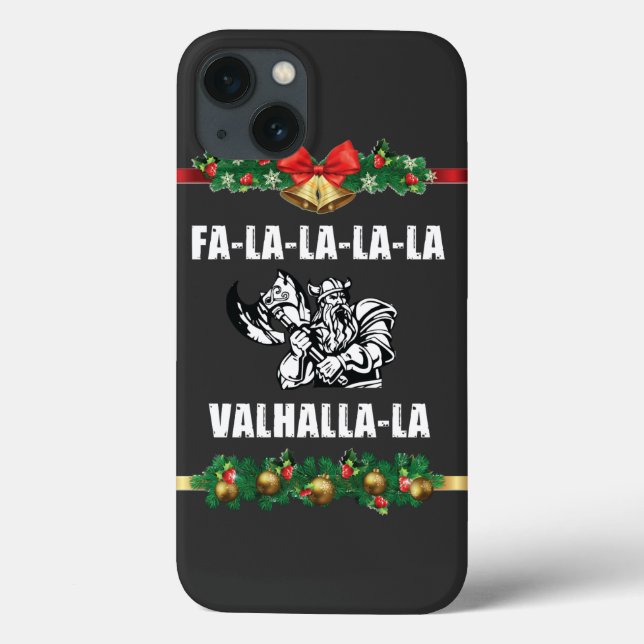 Funda De Case-Mate Para iPhone Navidades Valhalla T-Shirt (Reverso)