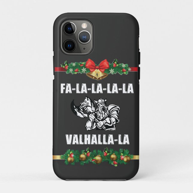 Funda De Case-Mate Para iPhone Navidades Valhalla T-Shirt (Reverso)
