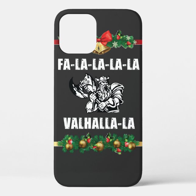 Funda De Case-Mate Para iPhone Navidades Valhalla T-Shirt (Reverso )