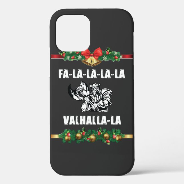Funda De Case-Mate Para iPhone Navidades Valhalla T-Shirt (Reverso )