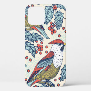 Funda Para iPhone 12 Navidades vintage sin soldadura con cera a
