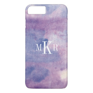 Funda Para iPhone 8 Plus/7 Plus Neblina púrpura II del monograma el