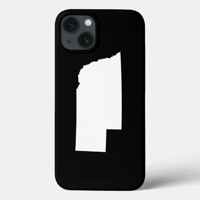 Funda De Case-Mate Para iPhone Nebraska en blanco (Reverso)