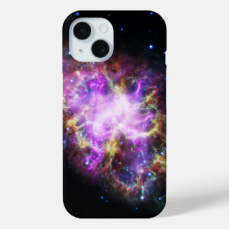 Funda Para iPhone 15 Nebulosa de cangrejo Supernova Compuesto de hubble