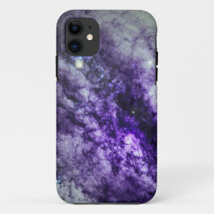 Funda Para iPhone 11 Nebulosa en funda de iPhone 5 púrpura