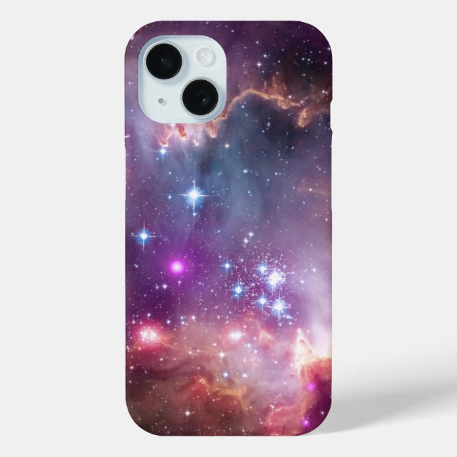 Funda De Case-Mate Para iPhone Nebulosa púrpura del espacio ultraterrestre galáct (Reverso )