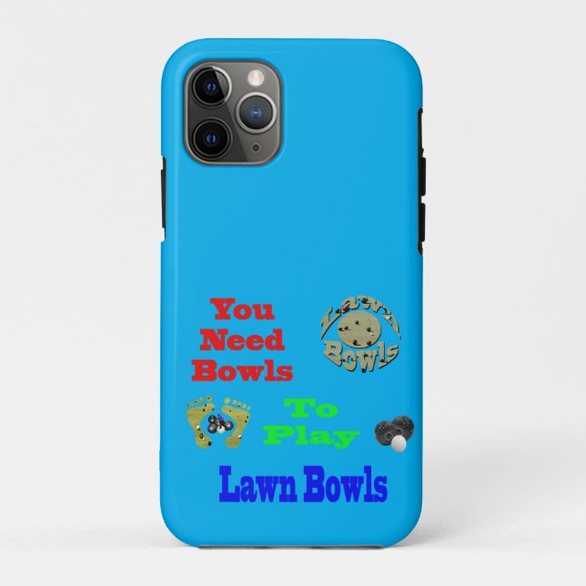 Funda De Case-Mate Para iPhone Necesitas Bolas Para Jugar Bolas De Césped, (Reverso)
