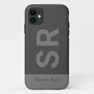 Funda Para iPhone 11 negrita mínima personalizada