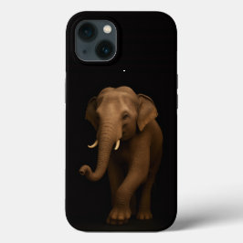 Funda Para iPhone 13 Negro 4 Luxe iPhone 13, Elefante Indio
