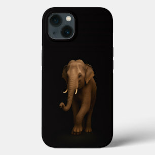 Funda Para iPhone 13 Negro 4 Luxe iPhone 13, Elefante Indio