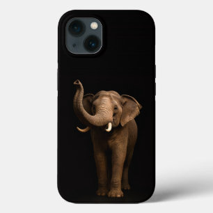 Funda Para iPhone 13 Negro 4 Luxe iPhone 13, Elefante Poderoso