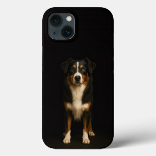 Funda Para iPhone 13 Negro 4 Luxe iPhone 13, Pastor Australiano Sabio
