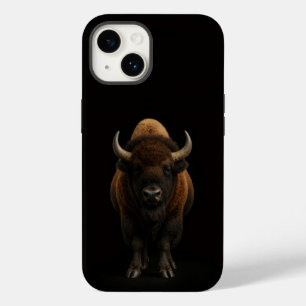 Funda Para iPhone 14 De Case-Mate Negro 4 Luxe iPhone 14 Mate, Bisonte Americano