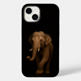 Funda Para iPhone 14 De Case-Mate Negro 4 Luxe iPhone 14 Mate, Elefante Indio