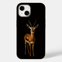 Negro 4 Luxe iPhone 14 Mate, Elegante Gacela