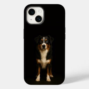 Funda Para iPhone 14 De Case-Mate Negro 4 Luxe iPhone 14 Mate, Pastor Australiano