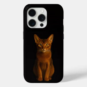 Funda Para iPhone 15 Pro Negro 4 Luxe iPhone 15 Pro Mate, Belleza Abisinia